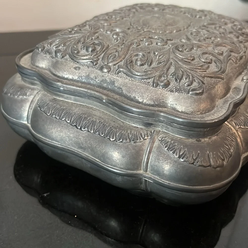 Godinger Silver Art Co. Silver Ornate Jewelry Box